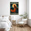 «Mermaid She Dreams Of The Ocean», reproduction d'art graphique sur toile tendue 1 pièce-320100175