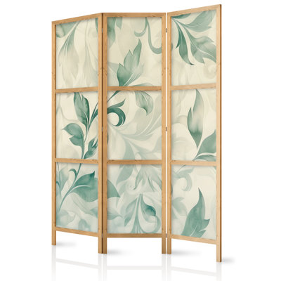 171cm H Solid Wood Folding Room Divider