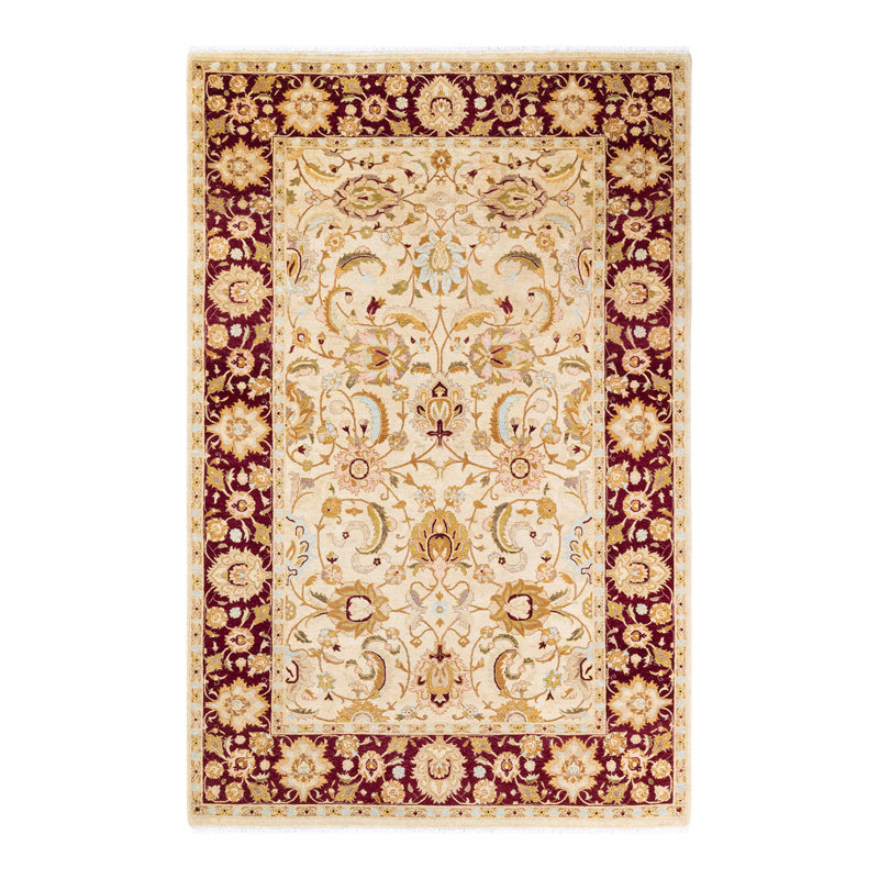 Classic One-of-a-Kind 4'8" X 7'2" Hand Knotted Area Rug