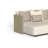 Modern Simple Patio Daybed 57.48'' Wide Square Patio Daybed with Cushions