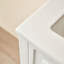 Meuble-lavabo simple autoportant de 18 po avec plateau entièrement assemblé-126271662