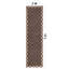 Tapis brun châtaigne à revers antidérapant lavable à la machine-1643784582-1643784585