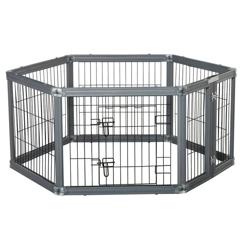 62cm H Panel Wood Exercise Pen