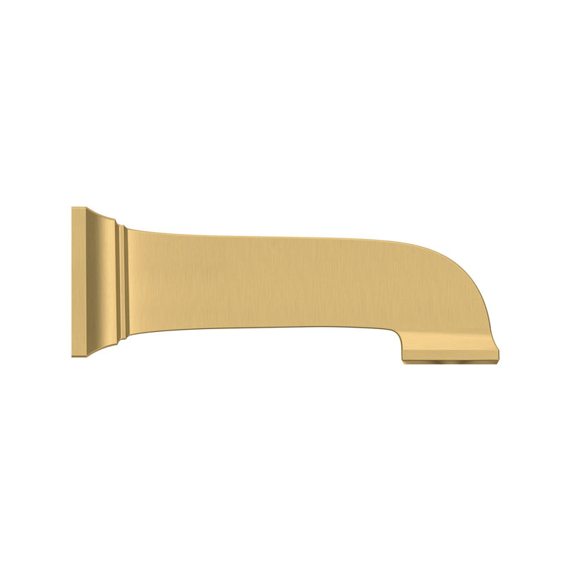 Town Square S Wall Tub Spout, Grohe Brushed Cool Sunrise