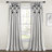 Cotton Blend Semi Sheer Curtain Single Panel-497457790-495695985