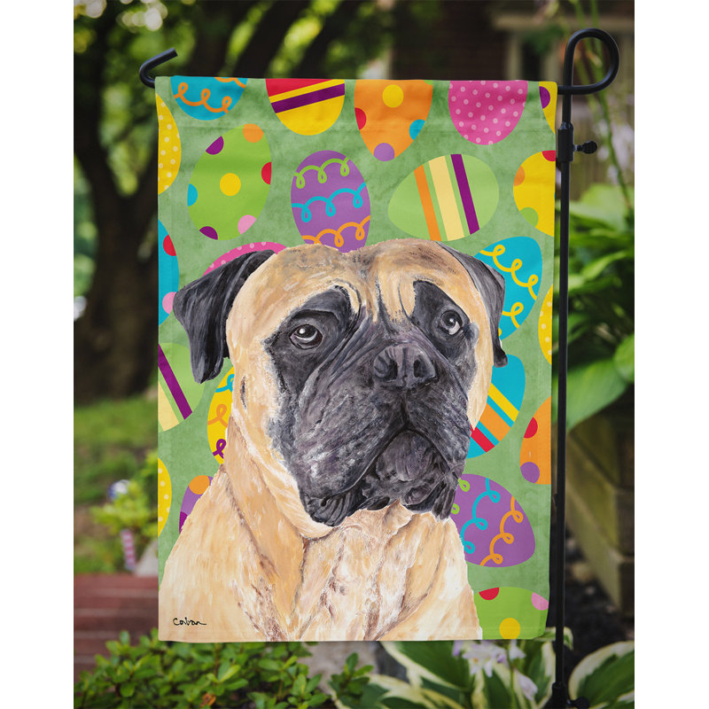 Drapeau de jardin Atara, Mastiff (beige et noir)