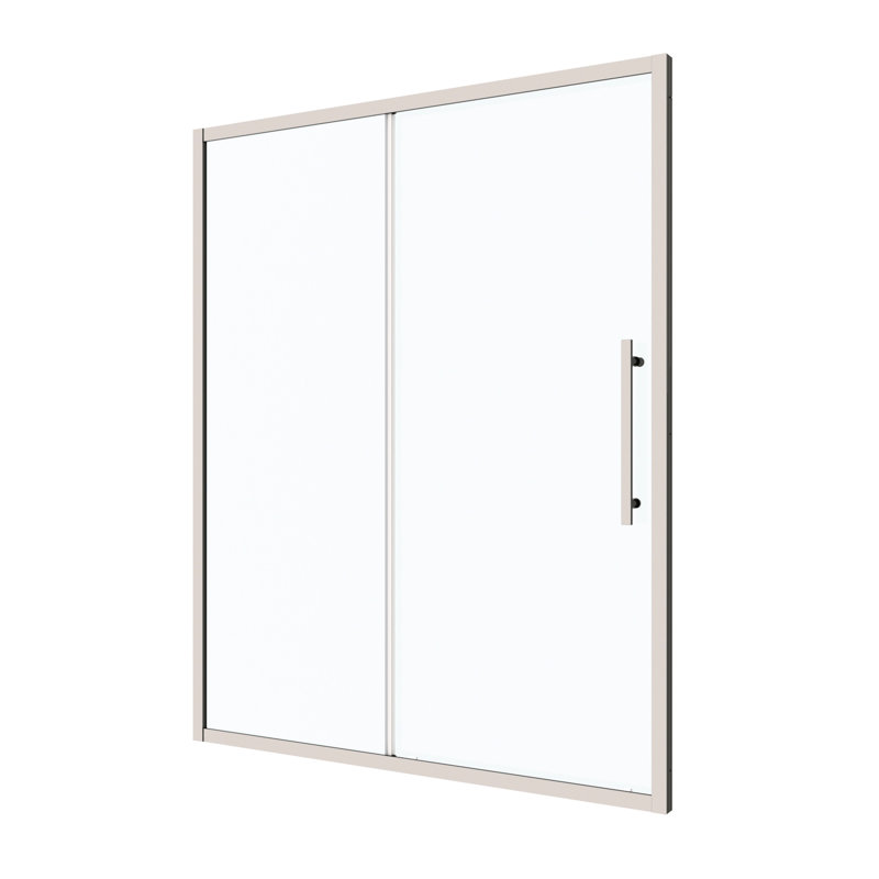 56"-60"W X 72"H Sliding Shower Door, 1/4" Tempered Glass, , Nano Easy Clean Expertise Door 72"H, Finish, Aptitude, Chrome