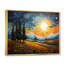 «Vangogh the Swaying Cypress IV» par Vincent Van Gogh - peinture sur toile-1078615263-1078615260