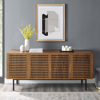 Modway Parker Wood Walnut, 73" Tall TV Stand
