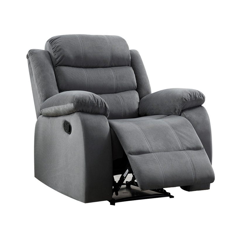 Kingstowne Upholstered Massage Chair, Gray
