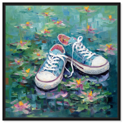 Art mural sur toile Lily Pad Sneakers II par Art Remedy