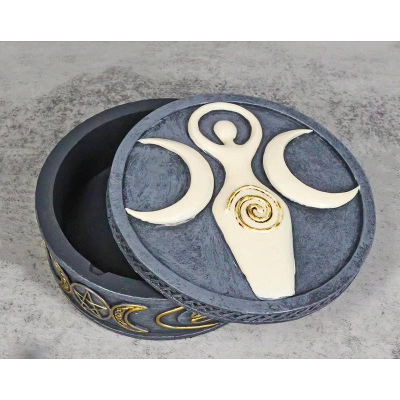 Boîte ronde décorative Wicca Celtic Knotwork