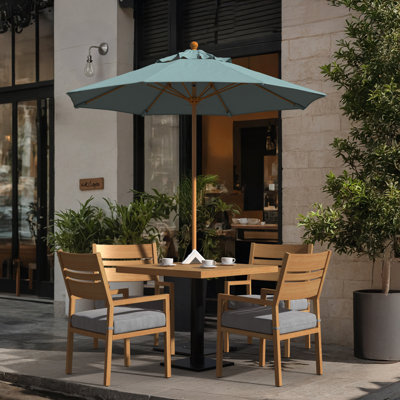 Parasol en bois de teck 7,5 pi