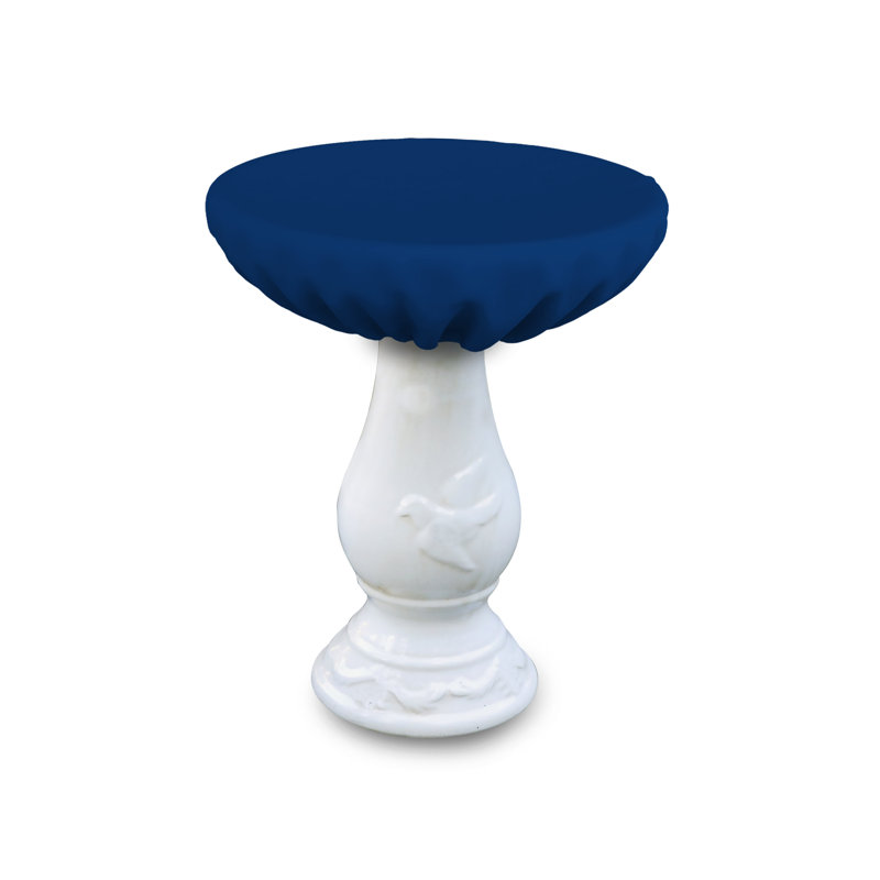 Bird Bath Cover, 45.7cm H x 53.3cm W x 53.3cm D, Blue