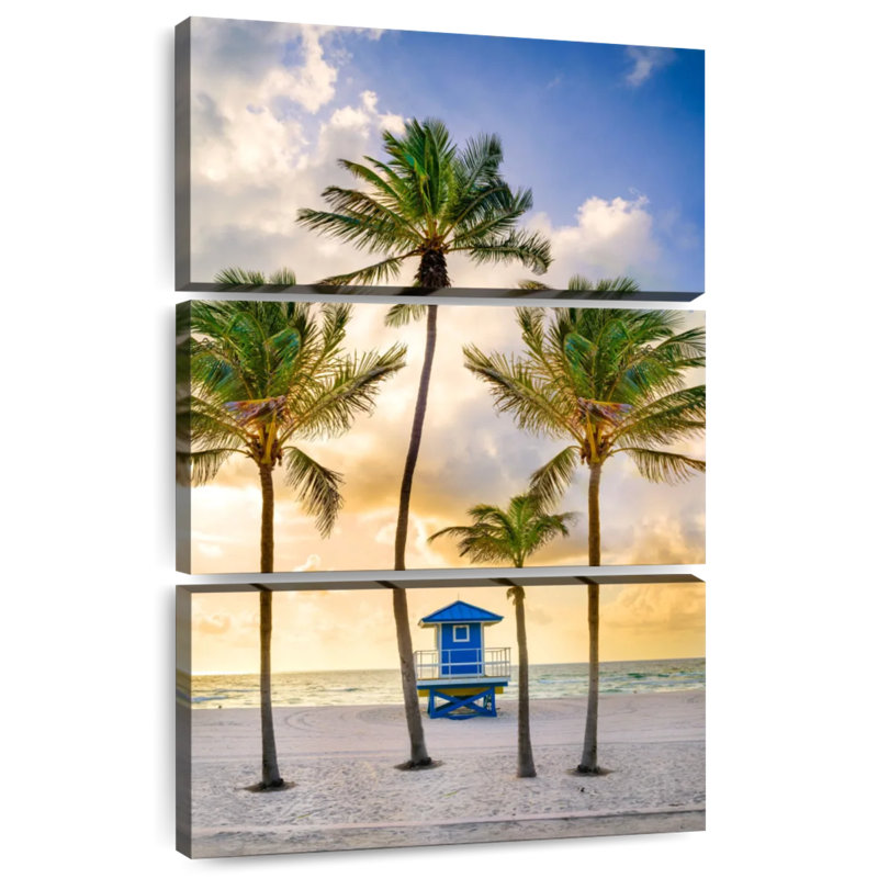 Nicci, lever de soleil idyllique sur la plage de Floride, H 38 po x l 24 po