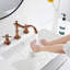 Robinet de salle de bain à large entraxe avec bonde-80451367