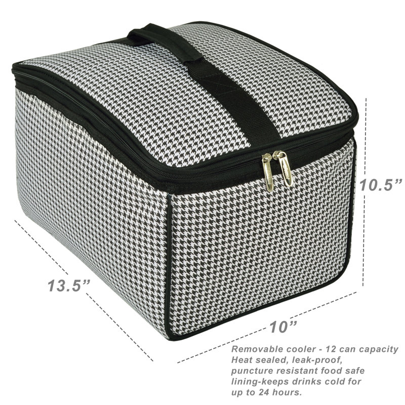 Red Barrel Studio® Folding Trunk Organizer With Soft Sided Cooler - Heavy Duty
