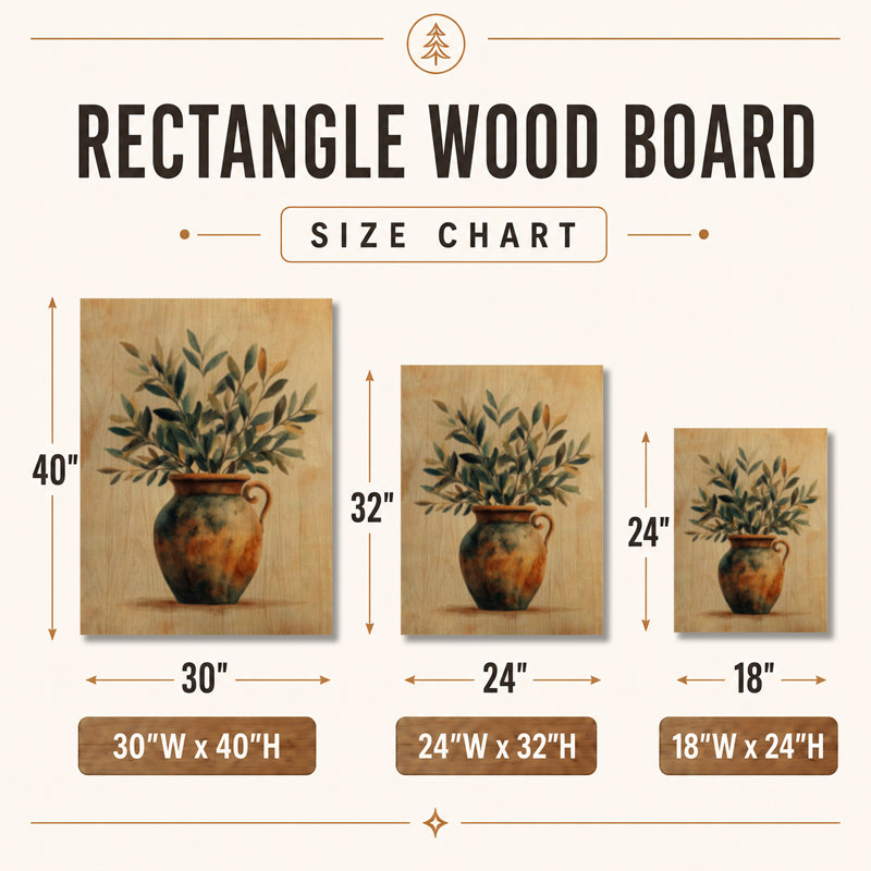 Danesh II - décoration murale en bois bohémien, H 40 po x l 30 po, Rectangulaire