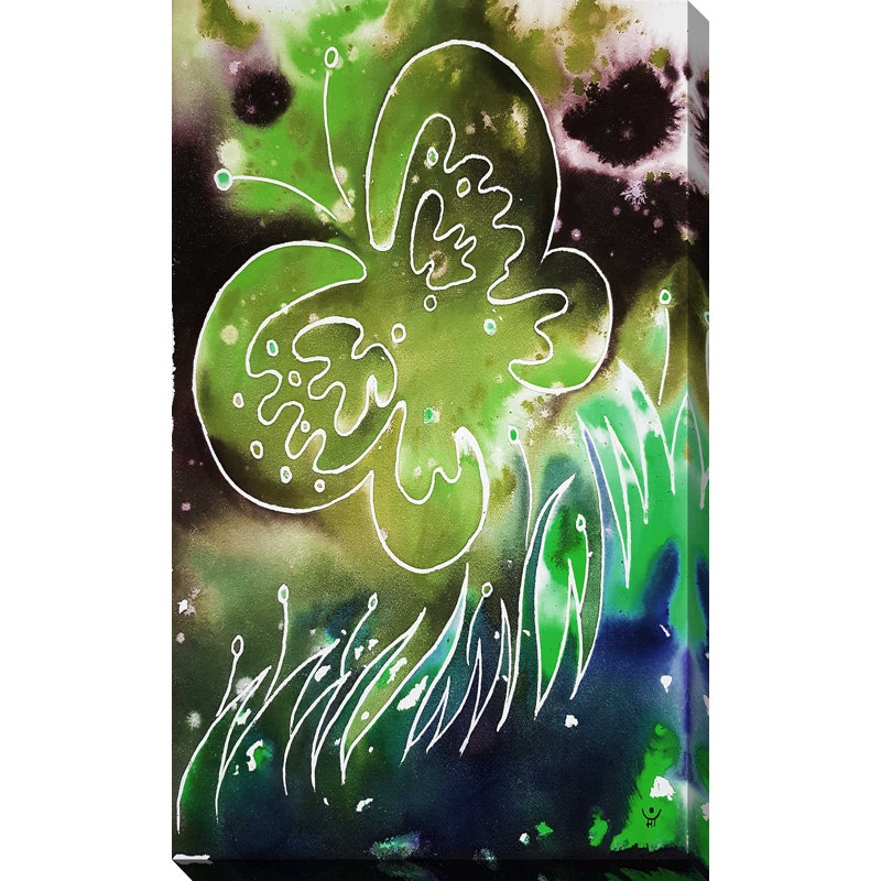 « papillon », art sur toile, H 48 po x l 28 po x P 1,5 po