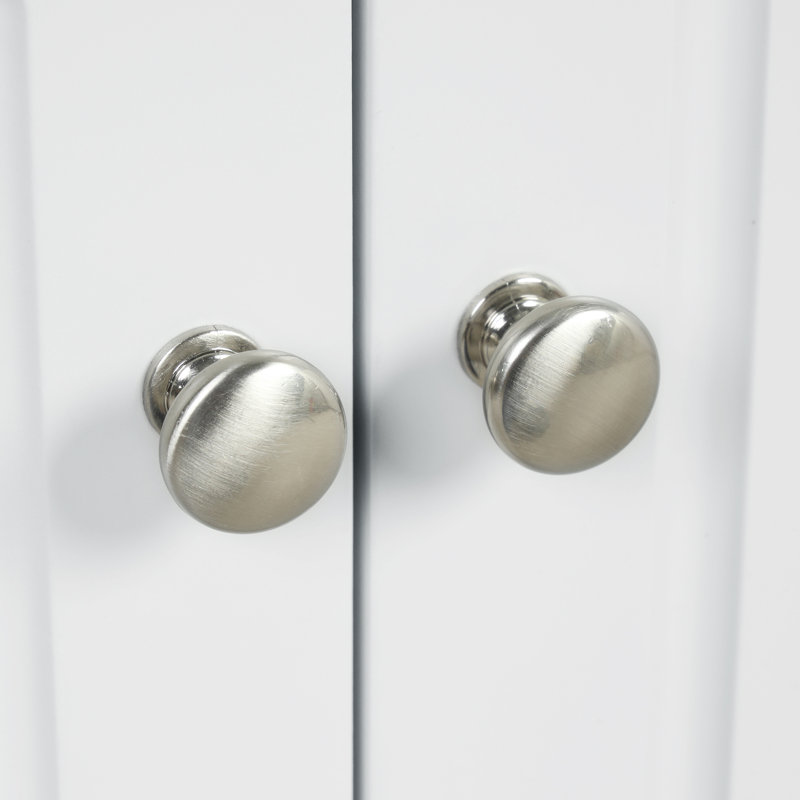 Armoire de coin Delyra, Blanc, H 31,5 po x l 12,87 po x P 23,5 po