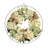 Hydrangea and Heather Wreath with Burlap Bows