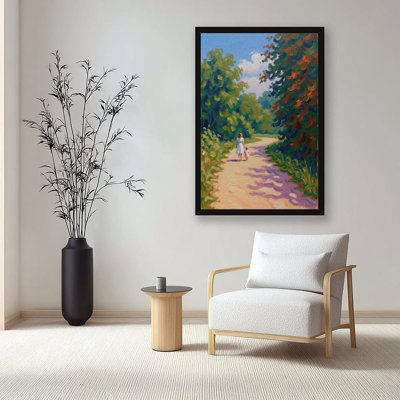 Impression sur toile, art mural, paysage, affiche rétro 03