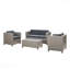 Ensemble de mobilier d'extérieur 4 pièces Puerta-1473202707-1473202705