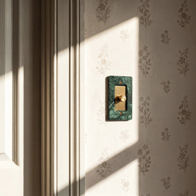 Gradateur à 3 voies The Stone, Marble-Calacatta Viola/ Finish-Vintage Brass