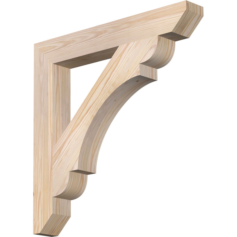 Support latté 3 1/2 "x P 26" x H 26 ", sapin Douglas, Douglas (lisse), H 26 po x l 3,5 po x P 26 po
