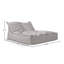 Bingo Sunbrella Outdoor Double Bean Bag-36652191