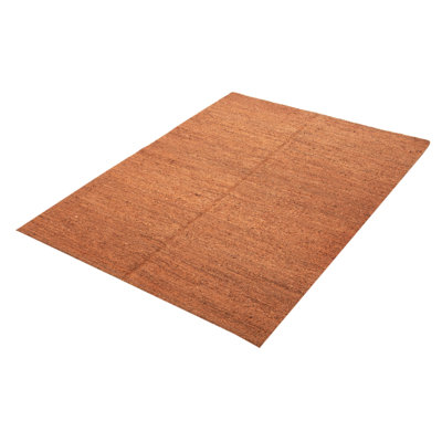 Tapisserie naturelle brune Kilim 5 pi 10 po x 7 pi 10 po