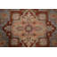 Tapis de couloir oriental géométrique en laine Kazak 3 x 11