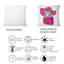 «Pedigree Dog In A Pink Polka Dot Hat» - Coussin décoratif imprimé pour enfants-2104453919