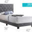 Charmant lit simple gris avec rangement-1150079732-1150079733