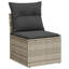  Garden Sofa Set Light Grey