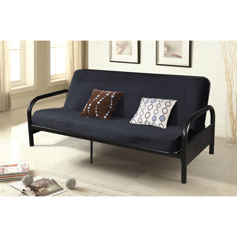 Futon avec matelas Argenziano, H 35 po x l 29 po x P 78 po