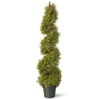 48" Artificial Juniper Spiral