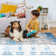 Abstract Style Area Rugs for Living Room Foldable Soft Distressed Rug Washable Rugs for Living Room Bedrooms Playroom Office Kitchen Mordern Non-Slip Rug