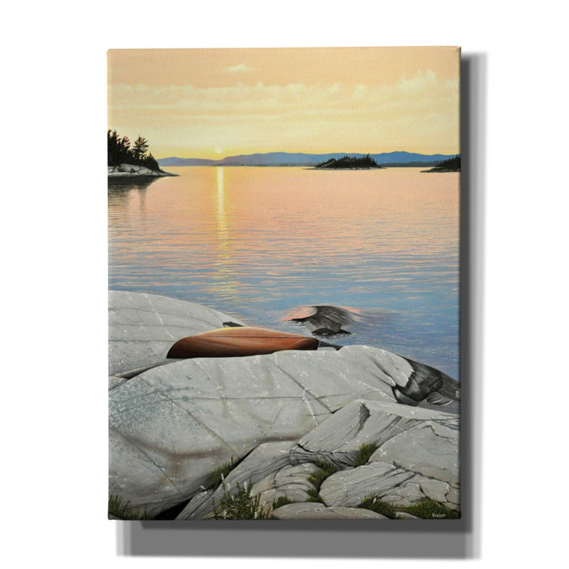 Toile épique Graffiti «A Quiet Time» par Kenneth M Kirsch, 12 po x 16 po