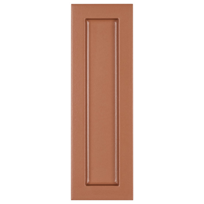 Arlo 3X11 3D Matte Ceramic Wall Tile, Terracotta