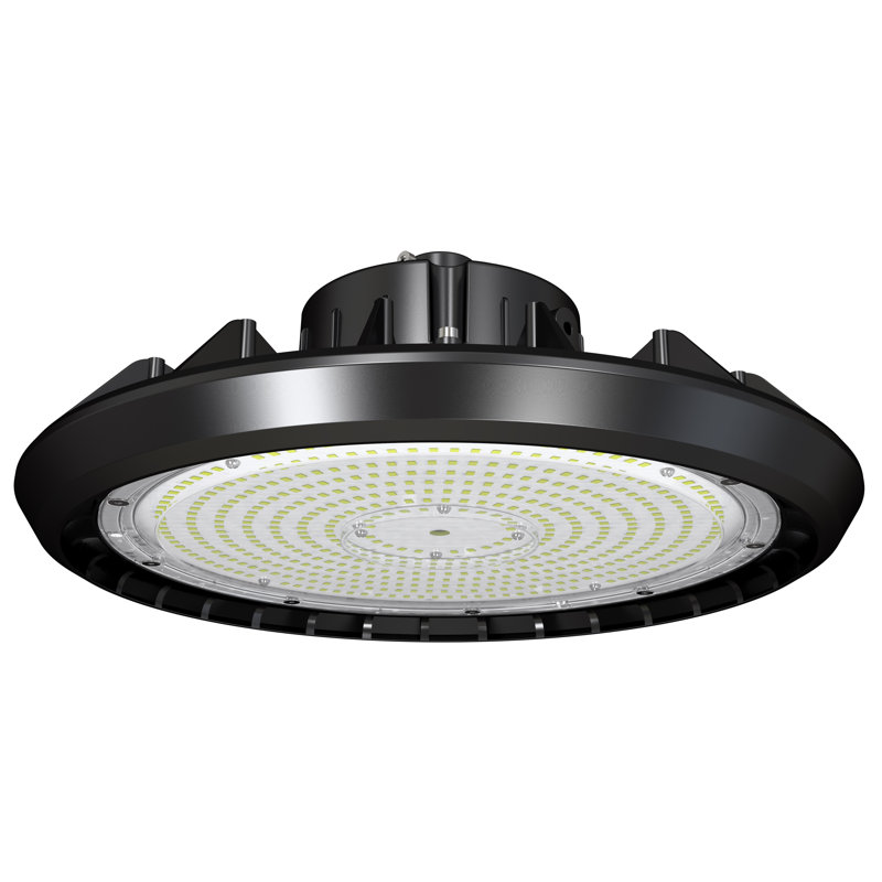 ARCADIA 4e génération | OVNI DEL haute baie | 100 W | 15 000 lumens | 4 000 K | 100 à 277 V CA | Boîtier noir | IP65 | Homologué UL et DLC