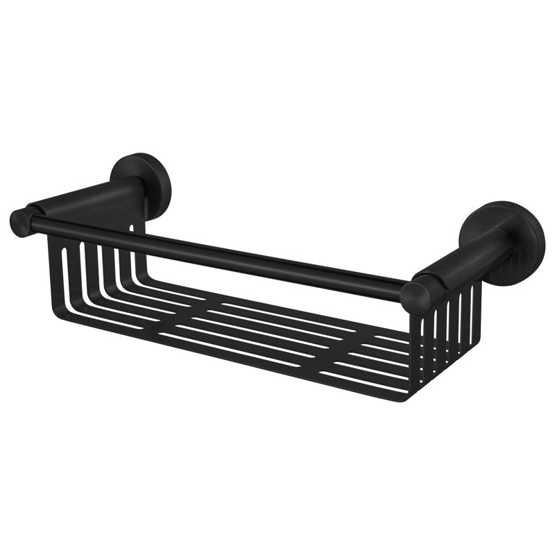 Stainless Steel Shower Shelf, Brushed Graphite