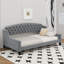 Lit de jour simple capitonné à boutons de luxe moderne-1745068613