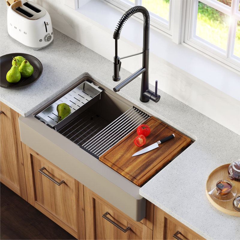 Évier de cuisine Karran Quartz, Béton