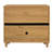 Lysiane 35" Small Sideboard Buffet Cabinet With Glass Doors, Modern Wood Kitchen Credenza Storage Cabinet With Adjustable Shelf For Living Room, Dining Room-2109872816