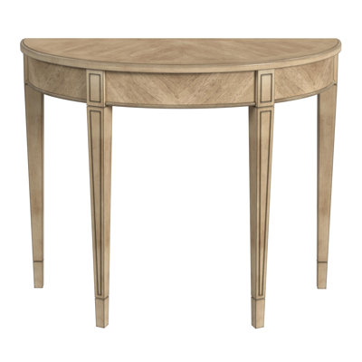 Hampton 36" Demilune Console Table