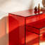 Console décorative moderne en acrylique rouge-899385267