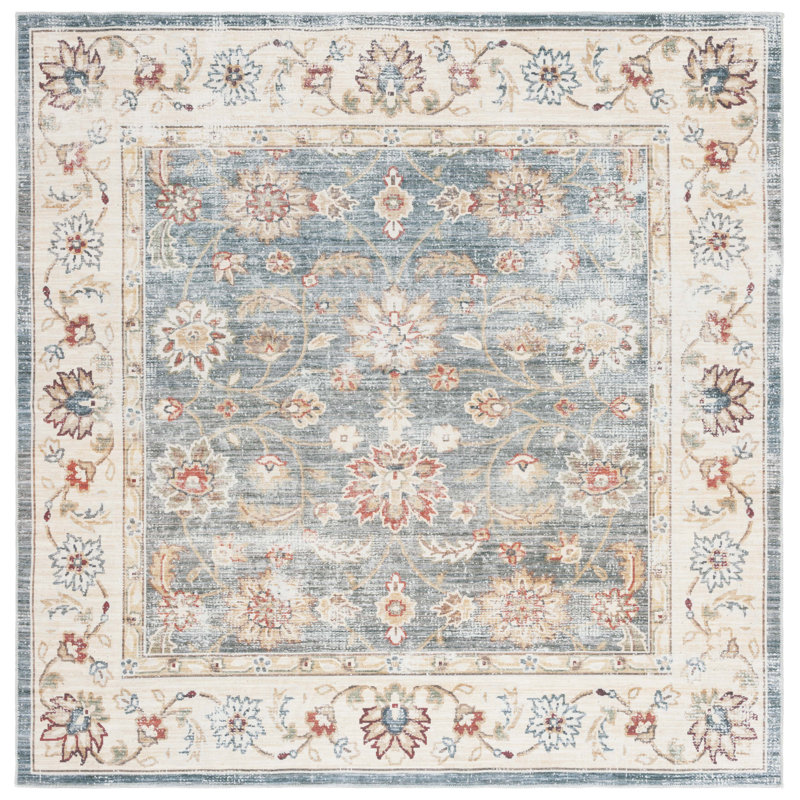 Arizona Performance Machine Washable Oriental Rug, Square 6'