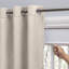 Panneau de rideau de patio simple doublé à double œillets Jaronda-1327324479
