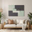 Minimalisme 40, art mural gris en métal-944083733